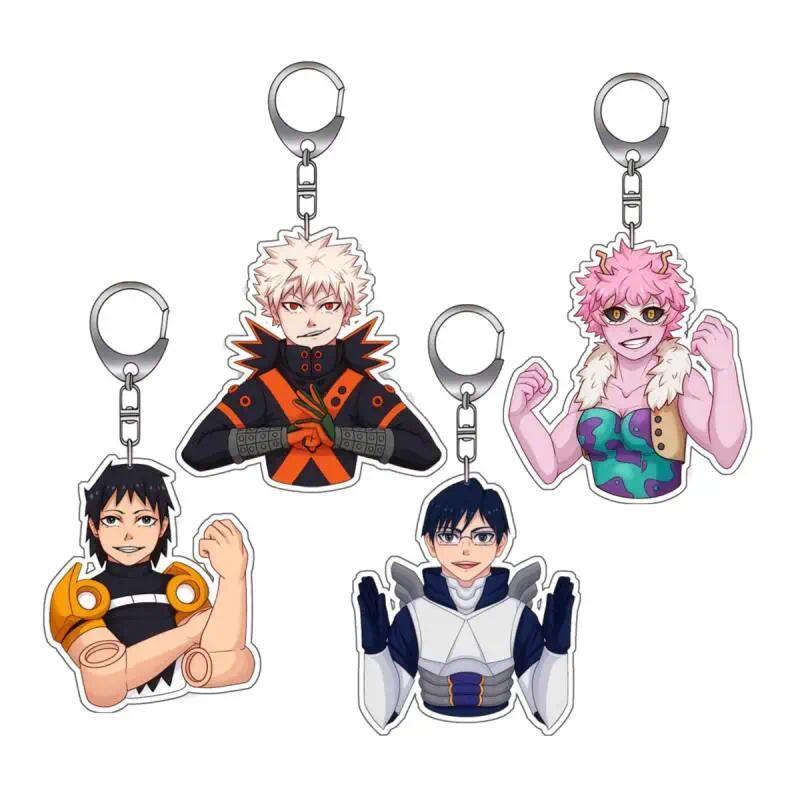 Móc khóa acrylic My Hero Academia Katsuki Bakugo Mina Ashido Hanta Sero Tenya Iida phụ kiện anime De