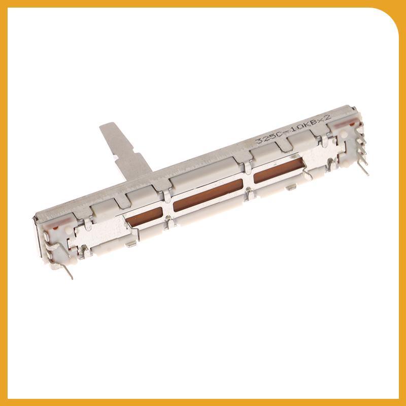 1Pc RS45 Series Thẳng Slip Potentiometer Pitch Tempo Fader 10KB × 2 DCV1024 Tổng Chiều Dài 60MM DDJ-