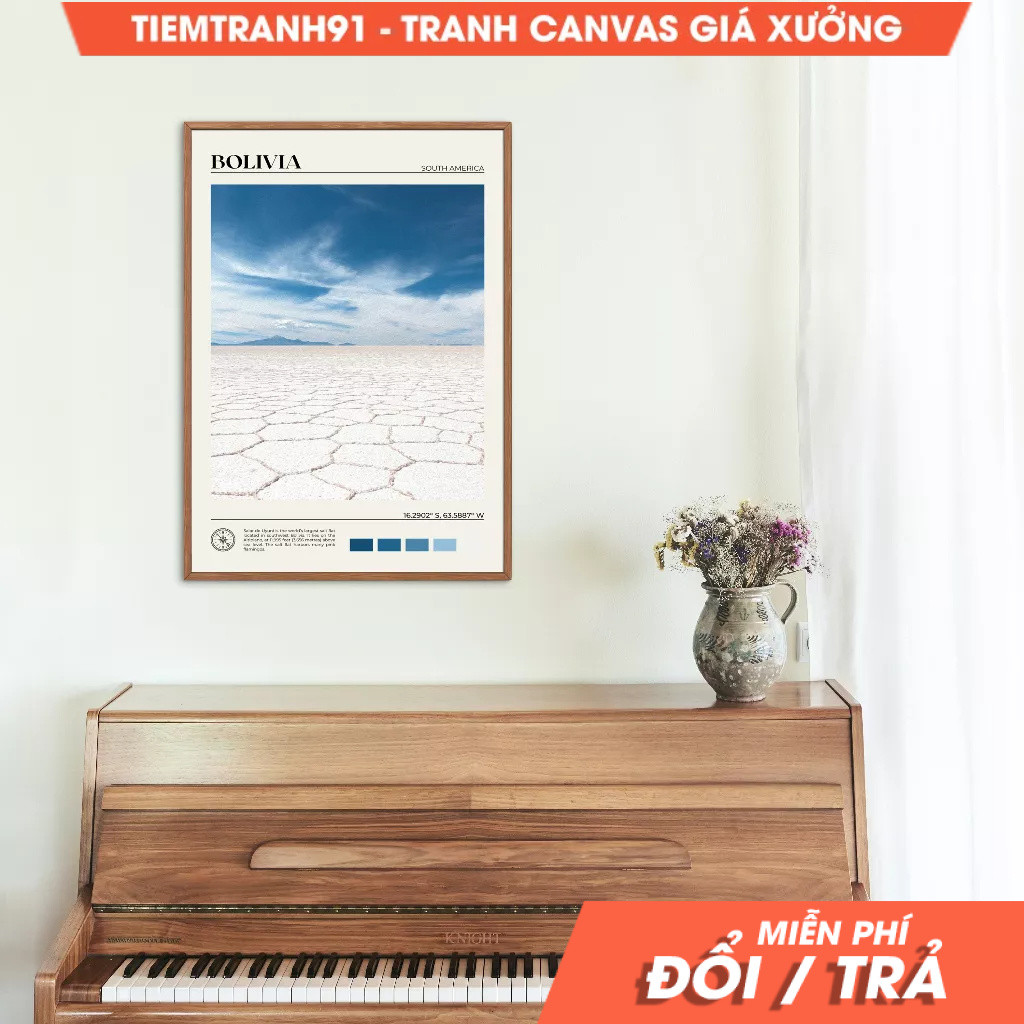 Tranh treo tường, Oil Paint, Bolivia Wall Art, Bolivia Poster, Bolivia Photo, Bolivia Wall Decor, So