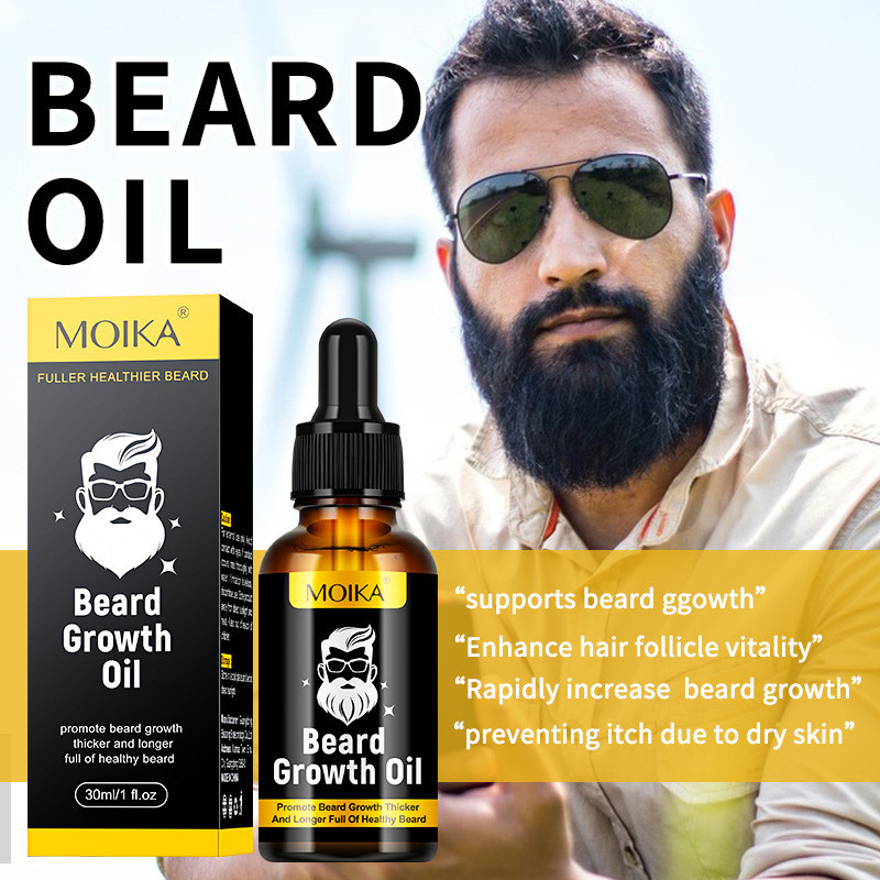 All English Beard Growth Oil Caffeine Beard Growth Liquid Hair Care Essence Nuôi dưỡng WJG