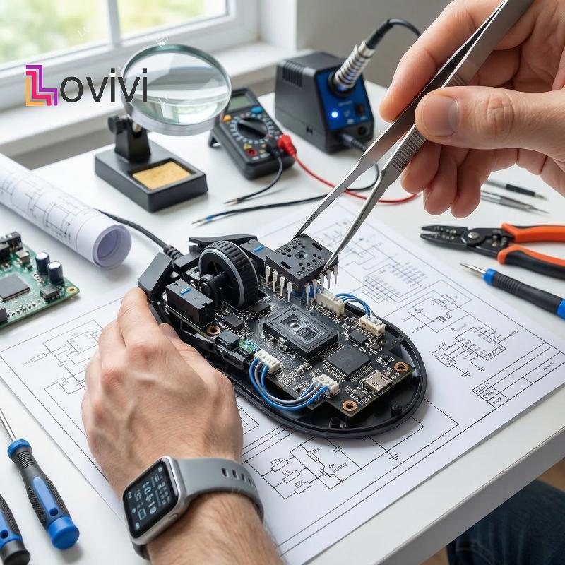 [Lovivivi] PAW3212DB TJDT Chuột Cảm Biến Chip Cho Chuột Chơi Game Quang Học Smooth Cursor Control PC