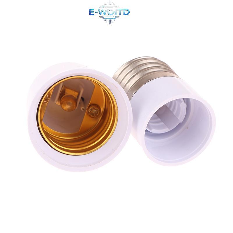 E-WOITD 1 Bộ Chuyển Đổi Bóng Đèn LED E14 Sang E27 / E27 Sang E14 Đế Bóng Đèn E14 Nữ E27 Nam Adapter 