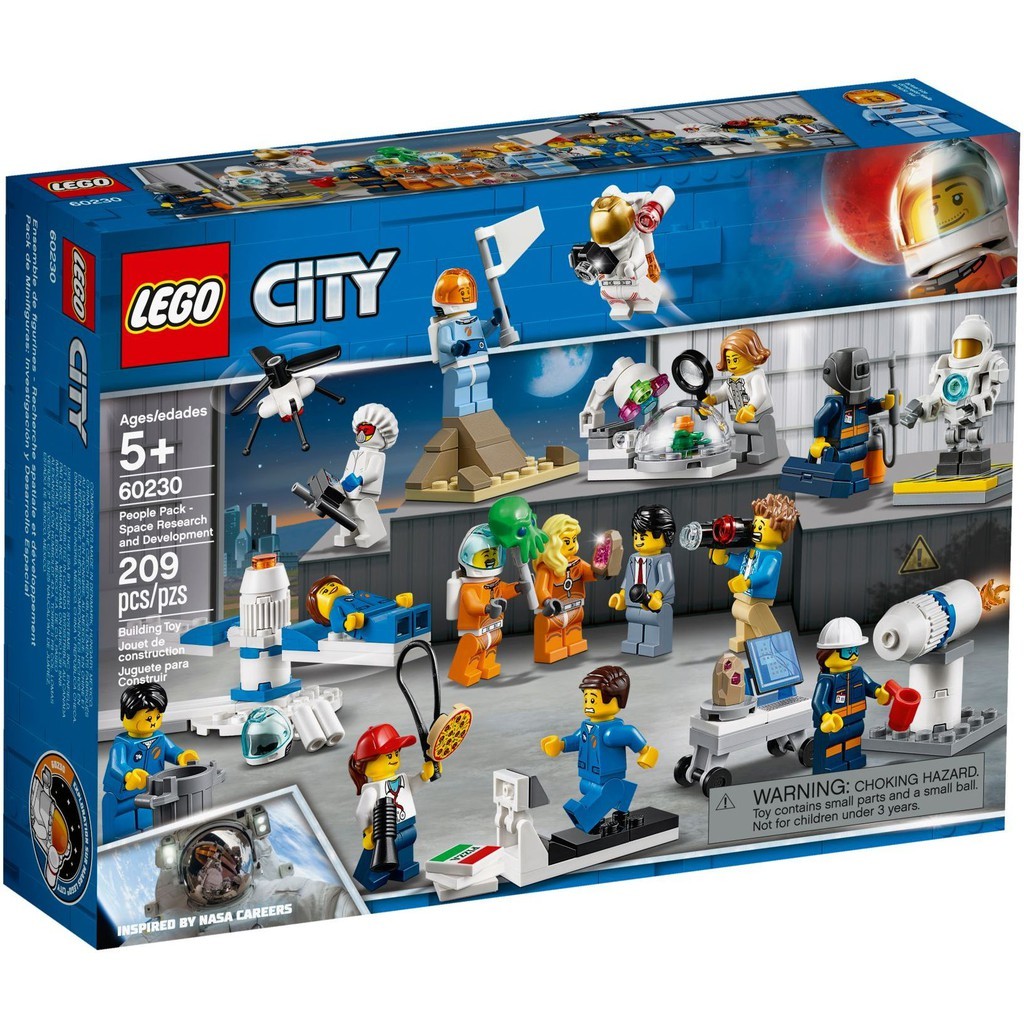 LEGO CITY 60230 Đồ Chơi Lắp Ráp Đội Ngũ Nghiên Cứu Và Phát Triển Không Gian