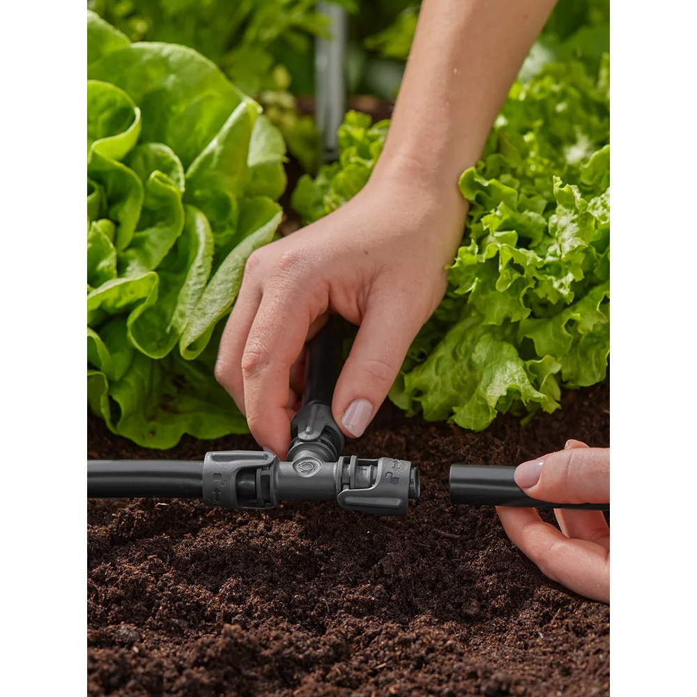 Đức GARDENA GARDENA 13201 Khớp Hình Chữ T Nhập Khẩu Chính Hãng Hệ Thống Tưới Nhỏ Giọt Micro Nhập Khẩ