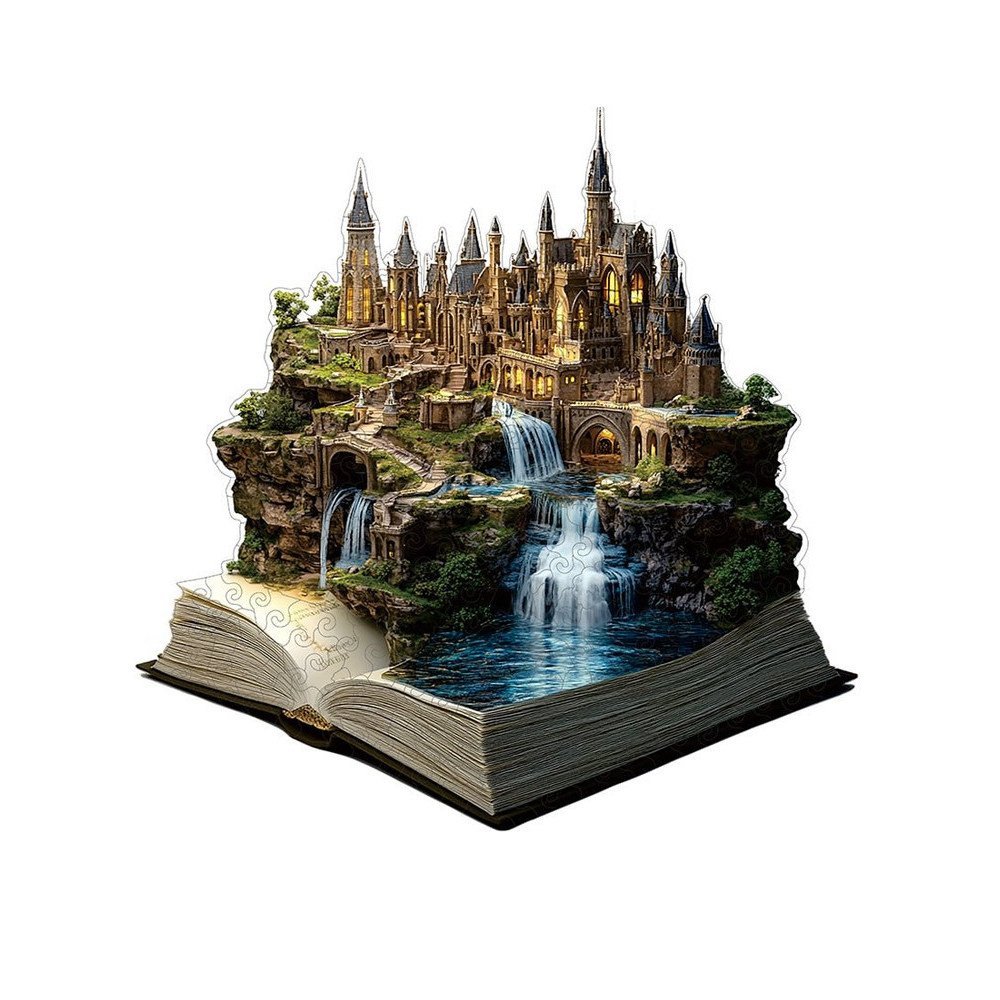 Địa Ngục Mười Cấp Độ Độ Khó Cao Người Ngoài Hành Tinh Bookland Qitan Xếp Hình Mắt 3 Món Quà Xếp Hình