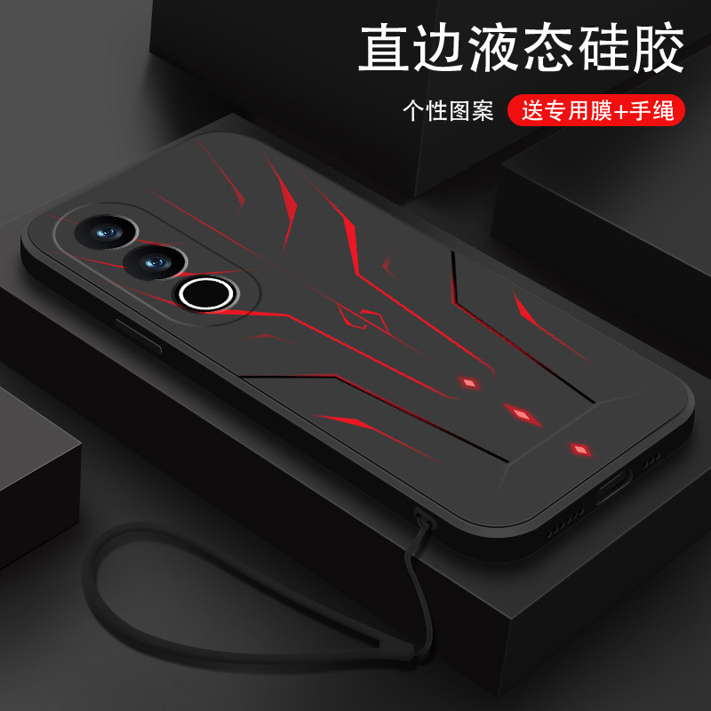 Ốp điện thoại Yijia Ace3V oneplus + ace3v Vỏ bảo vệ mới Ống kính màu đỏ Mecha Bao gồm tất cả Vỏ mềm 