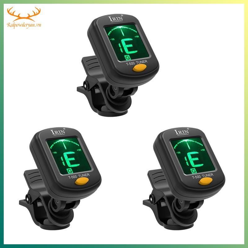 [Redpowderyan.vn] T-500 Guitar Tuner Protable Guitar Tuner Clip-on Tuner Màn hình LCD cho Đàn Guitar