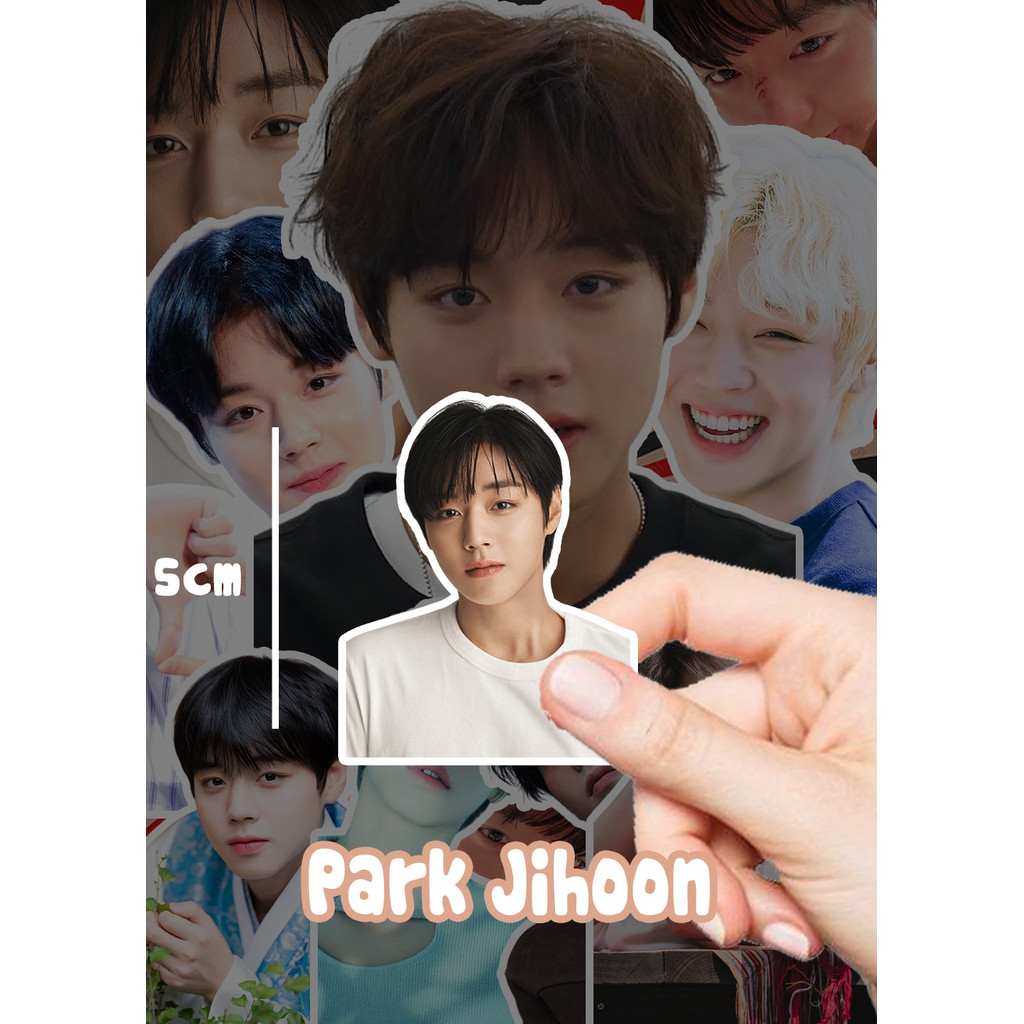 Set 83 Sticker Park Jihoon 🌸💫 idol cực xinh, đã cắt sẵn, không trùng nhau dùng để trang trí