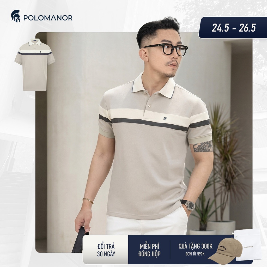 Áo polo nam cao cấp WICK vải cá sấu cotton interlock, thanh lịch sang trọng - POLOMANOR | BigBuy360 - bigbuy360.vn