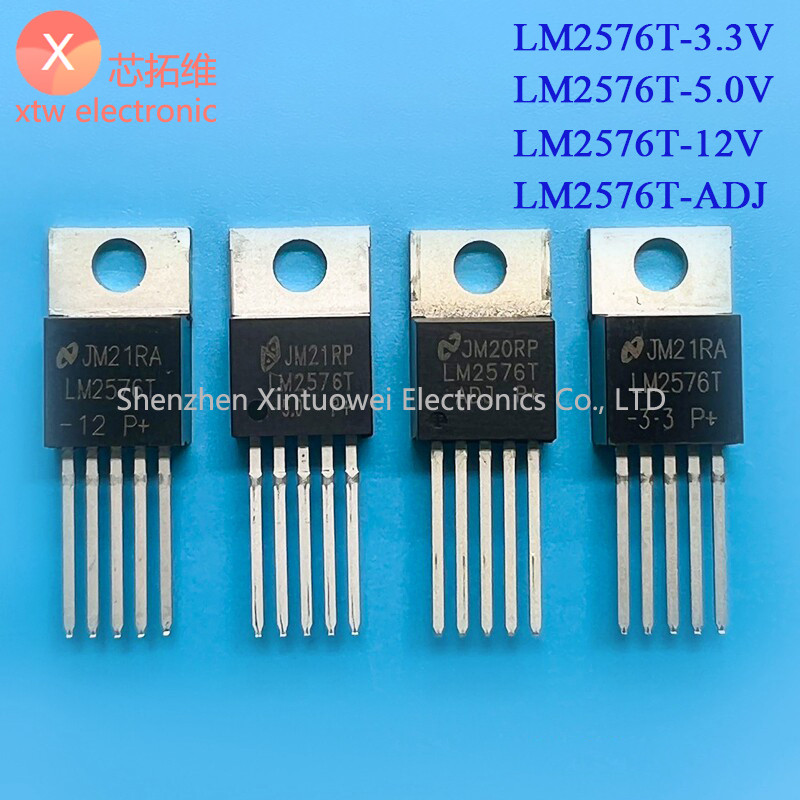 (5 Cái) LM2576T-3.3V 5.0V 12V LM2576T-ADJ Bộ điều chỉnh chuyển mạch DC TO-220-5 LM2576