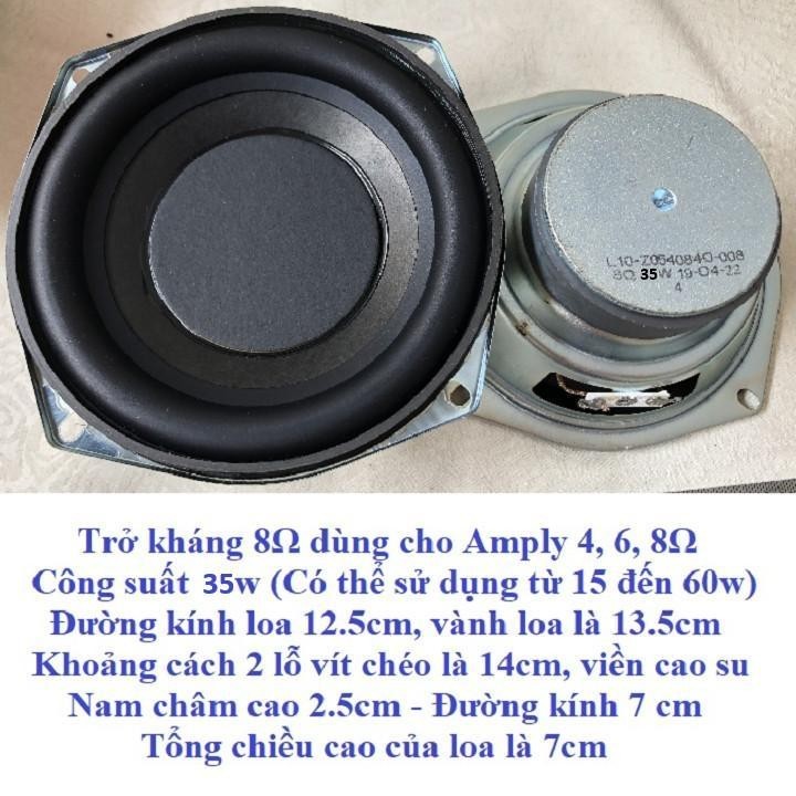 Loa sub siêu trầm 30W - 50W 4R 5inch Chất Lượng Cao có thương hiệu - 260523