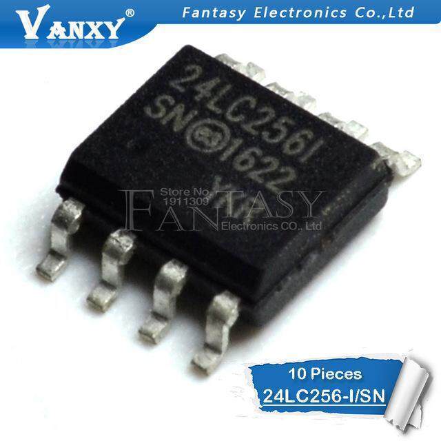 10 chiếc 24LC256-I / SN SOP 24LC256I SOP8 SMD 24LC256 SOP-8