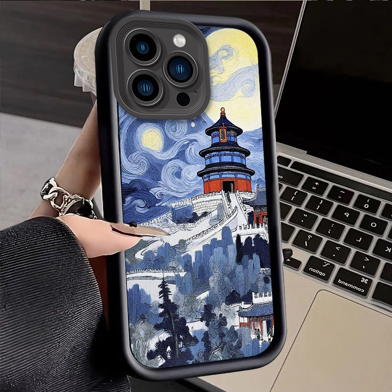 Ốp điện thoại Phong Cảnh Cho OPPO A96 A95 A76 A74 A60 A58 A57 A54 A53 A5x A3 A3x A6t A6x A6 Pro A38 