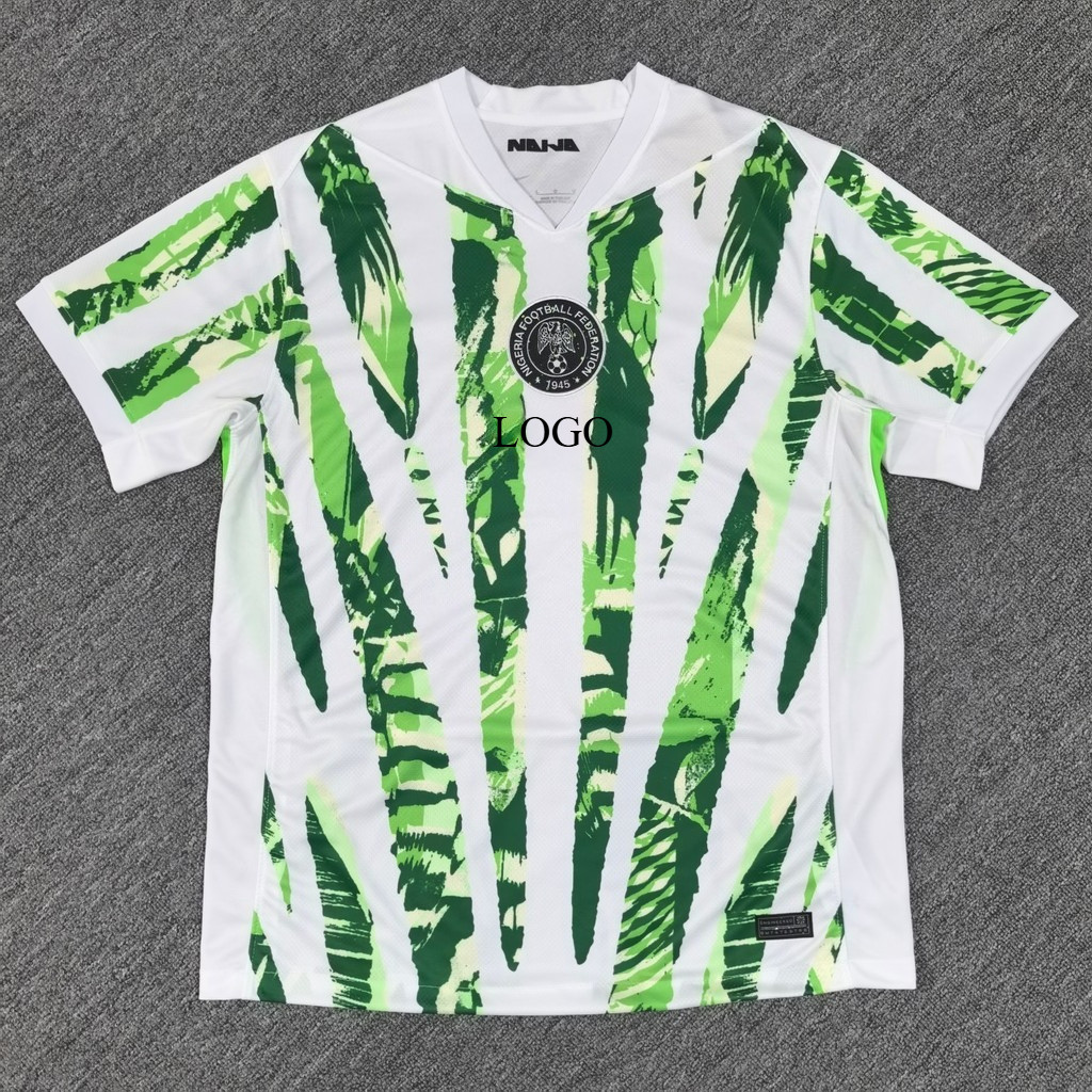 Mới 2025-26 Nigeria Sân Nhà Jersey Người Hâm Mộ Phiên Bản Tùy Chỉnh Tên Số AAA + Kích Thước S-4XL Ch