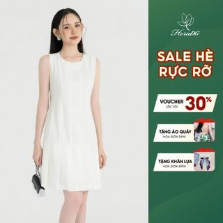 Đầm nữ HeraDG thiết kế đầm đuôi cá thân xếp ly sang trọng thanh lịch chất tuytsi cao cấp SDPBC2169