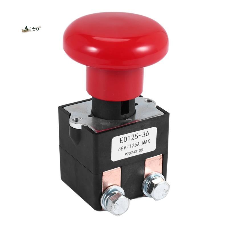 Công tắc dừng ngắt kết nối khẩn cấp ED125-36 48V 125A cho EZ30 E30 D40 EZ40 111551000800 Xe nâng điệ