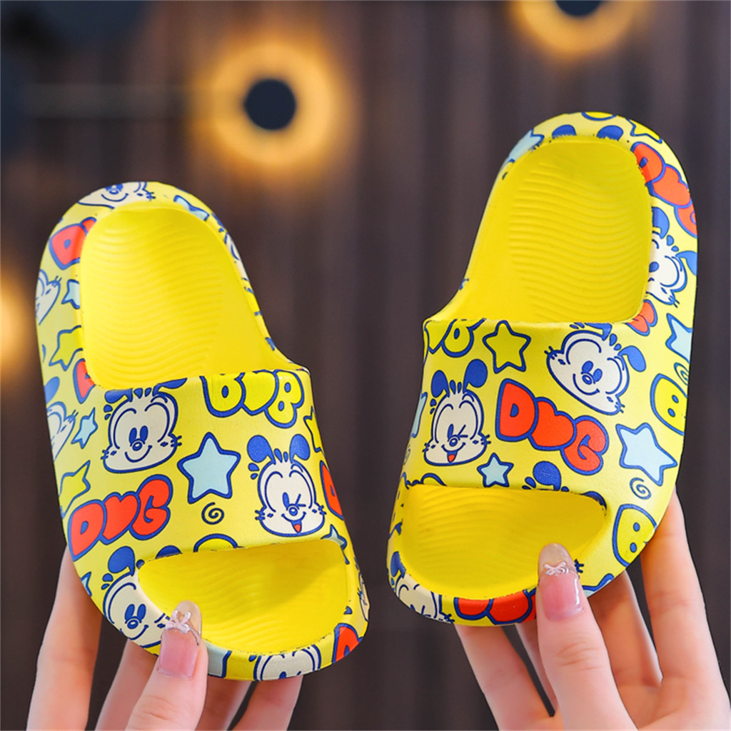 Bobdog / Bobdog Bé Mùa Hè Trẻ Sơ Sinh Bé Trai Bé Gái Trẻ Em Dép Dép Chống Trơn Trượt Hoạt Hình Mặc P