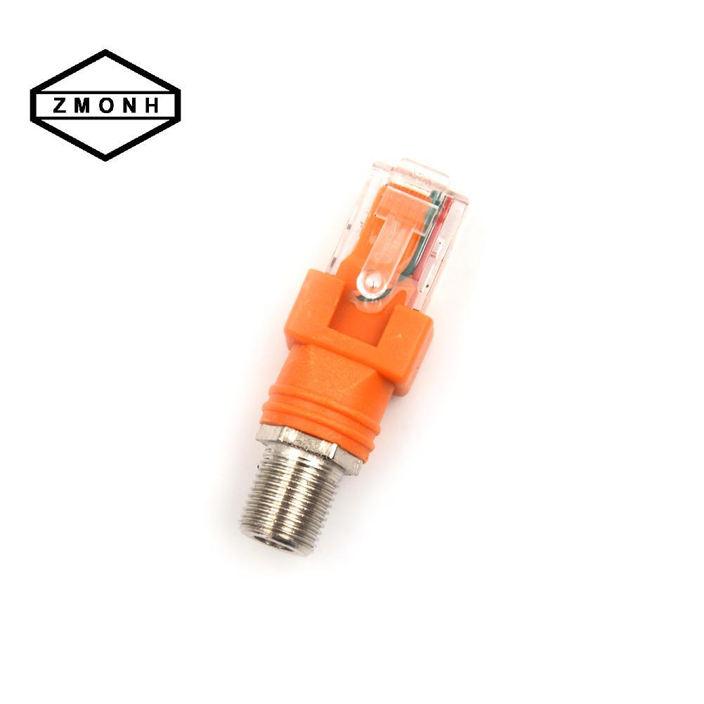 ZMONH New F Female sang RJ45 Male Coax Barrel Coupler Adapter RJ45 sang RF Connector * mới