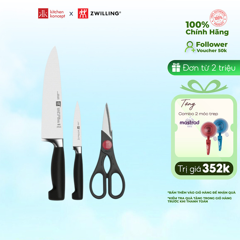 Bộ Dao 3 Món Zwilling Four Star