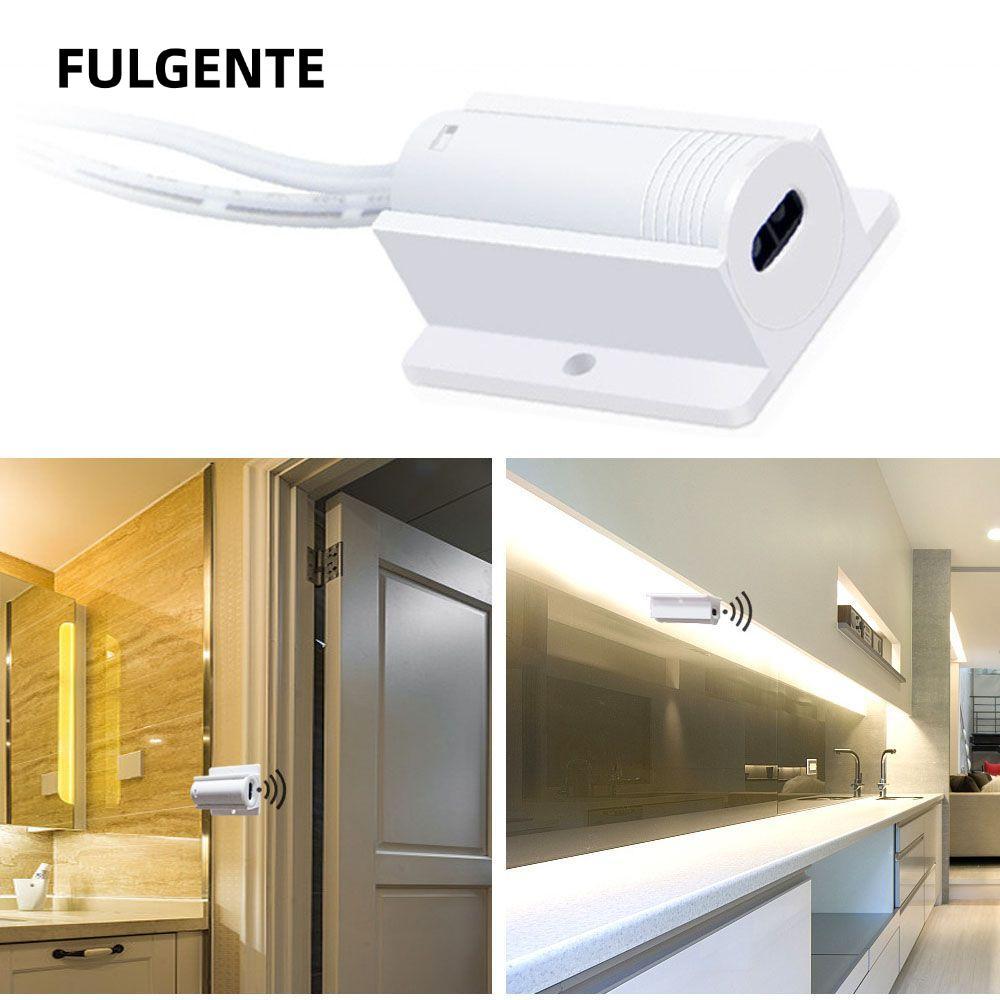 FULGENTE IR Cảm Biến Công Tắc Tủ Chuyên Nghiệp Ánh Sáng Tủ Quần Áo Cảm Biến Chuyển Động