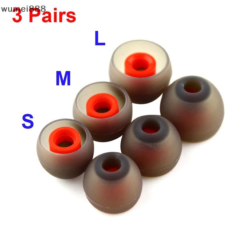 Wumei888 3 Cặp (6 Cái) L M S Đầu Tai Nghe Nhét Tai Tai Silicon Đầu Tai / Tay Tai / Đầu Tai / Tai Ngh