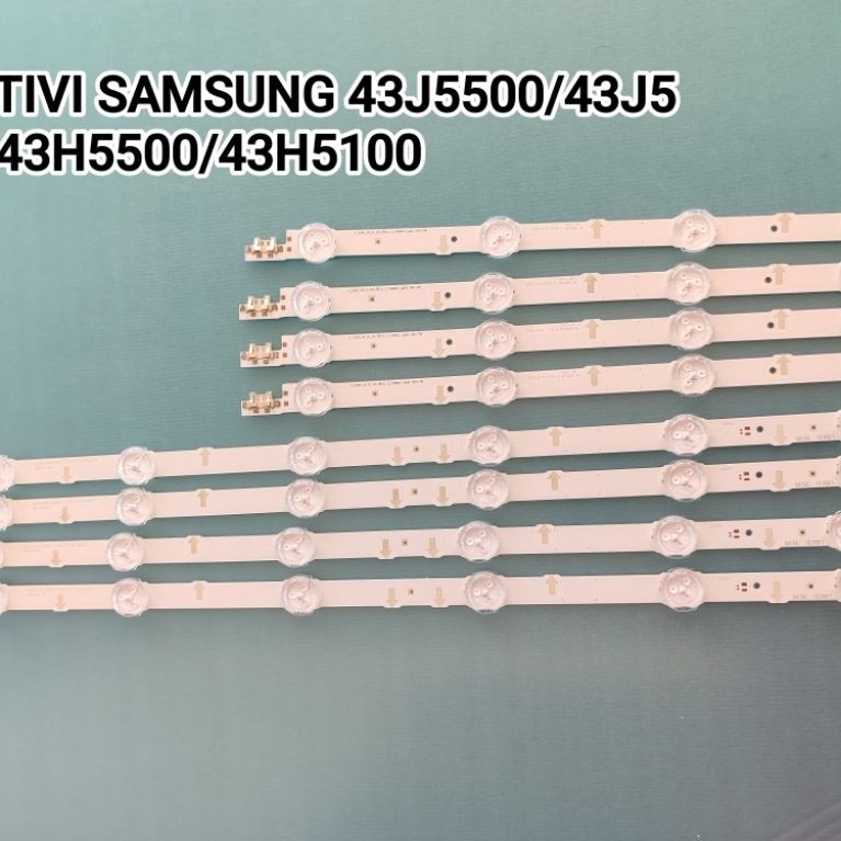 LED TIVI SAMSUNG 43J5500/43J5100/43H5500/43H5100-4 thanh 11 led A+B- 3V Loại 1