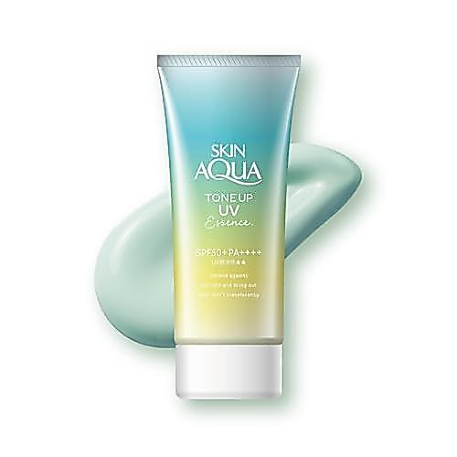 Kem Chống Nắng Nâng Tông SKIN AQUA Tone Up UV Essence Mint Green 80g SPF50+ PA++++/ SKIN AQUA Tone U