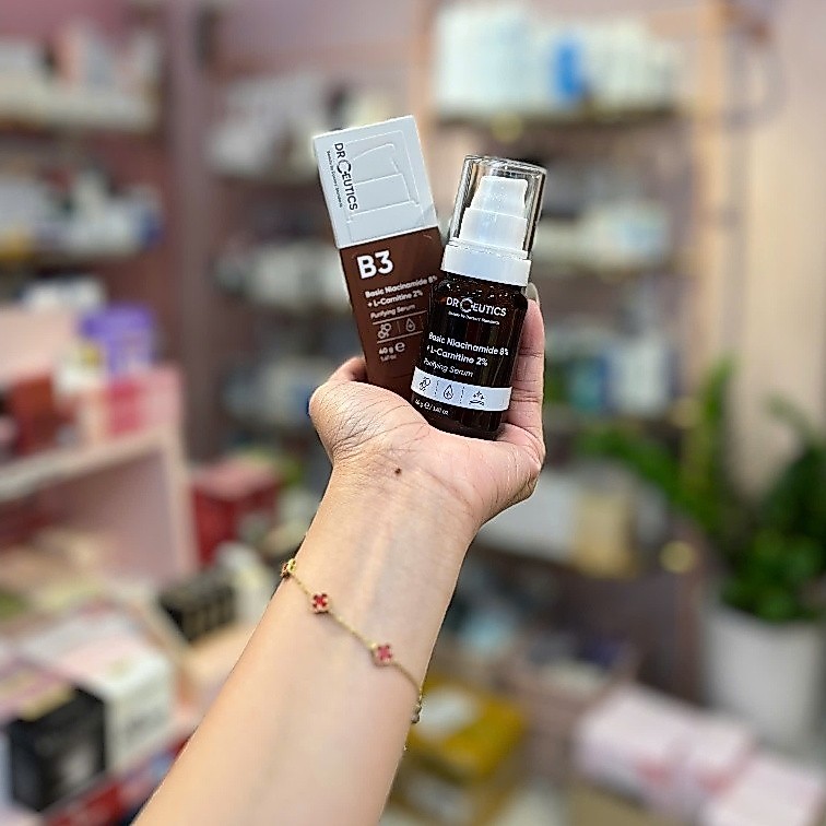 Serum Kiềm Dầu Drceutics Basic Niacinamide 8% + L-Carnitine 2% 40g