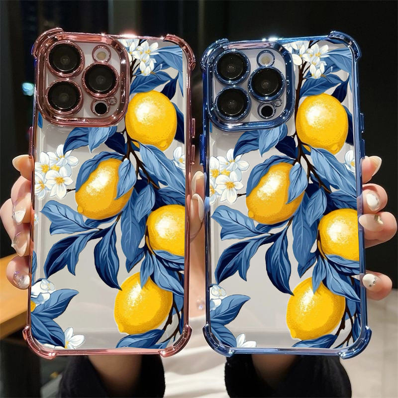 Ốp Điện Thoại Chanh Mùa Hè Cho OPPO Realme C100 i C100 Note 80 C83 C55 C53 C85 C65 C75 C71 C51 C31 C