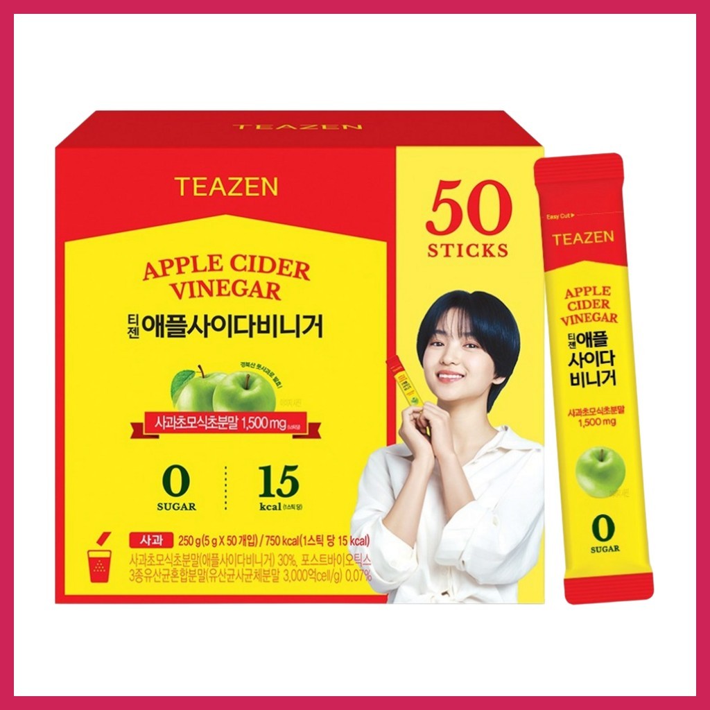 [teazen] Giấm Apple Cider, 250g, 1 cái / Giấm Apple Cider Hàn Quốc / Tăng cường sức khỏe tự nhiên / 