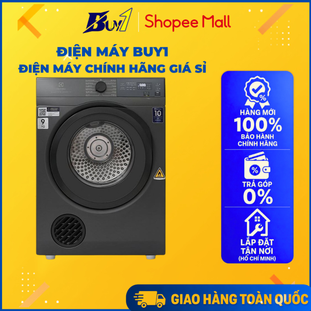 EDV904N3SC - Máy sấy thông hơi Electrolux UltimateCare 9 kg EDV904N3SC - Hàng chính hãng