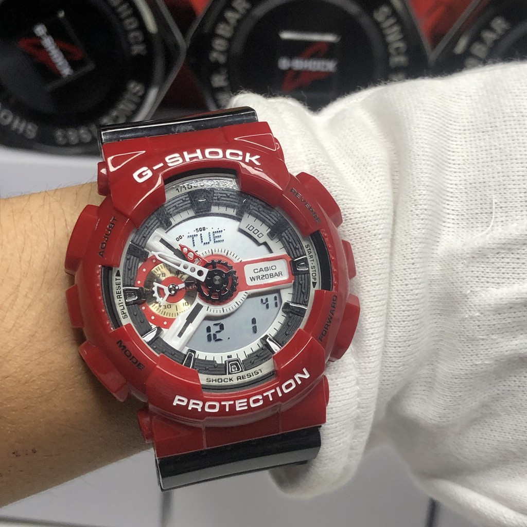 IDAWN7 GA-110 Ducati Red Black xe máy Phụ kiện dây đeo đồng hồ thể thao