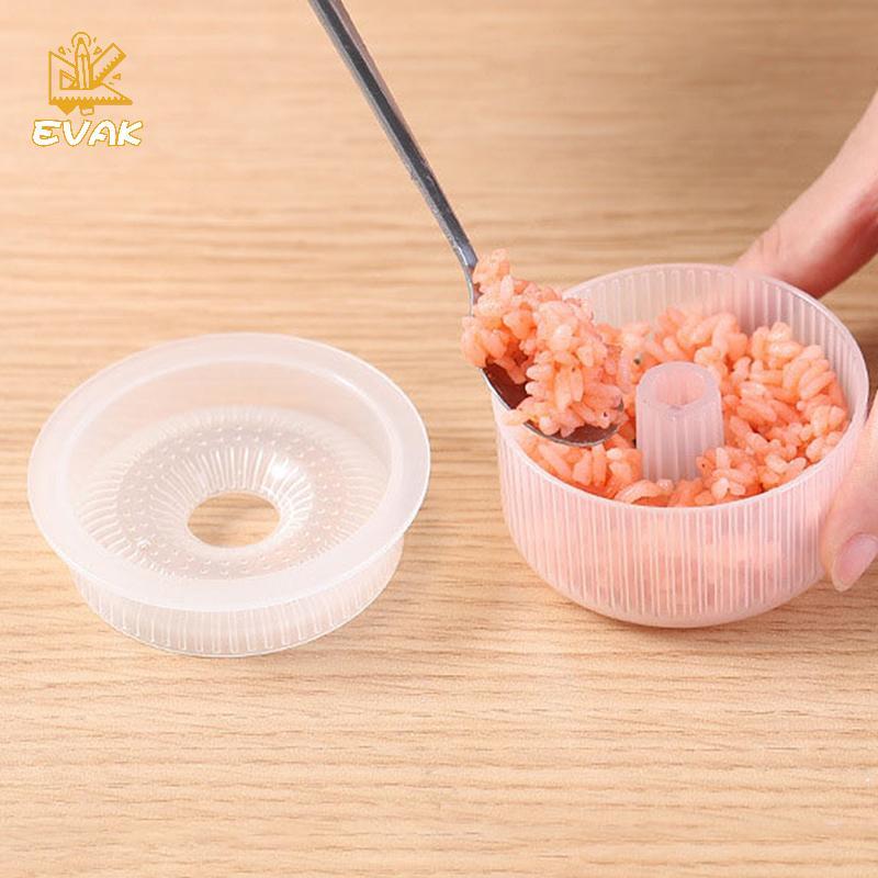 Alittlesetrtu Donut Tròn Cơm Bóng Máy Làm Khuôn Sushi Chống Dính DIY Bento Set Cho Trẻ Em Nhà Bếp VN
