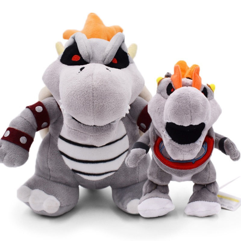 18cm-25cm Nơ Rùa Jr Sang Trọng Búp Bê Đồ Chơi Anime Ngoại Vi Mới Sang Trọng Đồ Chơi Bowser Vua Bowse