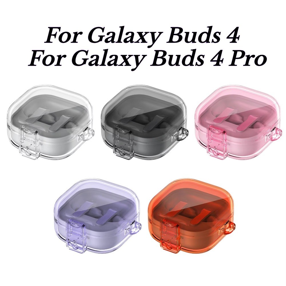 Ốp Pha Lê Trong Suốt Cho Samsung Galaxy Buds 4 (2026) AI True Wireless Bluetooth Earbuds TPU Clear S