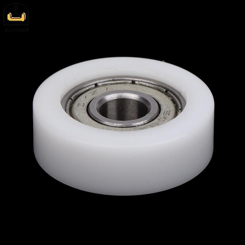 GUOUQNA 1PC 8 * 30 * 10mm Tiêm Đúc Nylon Vòng Bi Bánh Xe Vòng Bi 608 Con Lăn Bánh Xe Tra Đường Sắt R