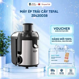 Máy ép trái cây tefal ze420d38 - công suất 400w - dung tích chứa bã 0.95 lít - hàng chính hãng