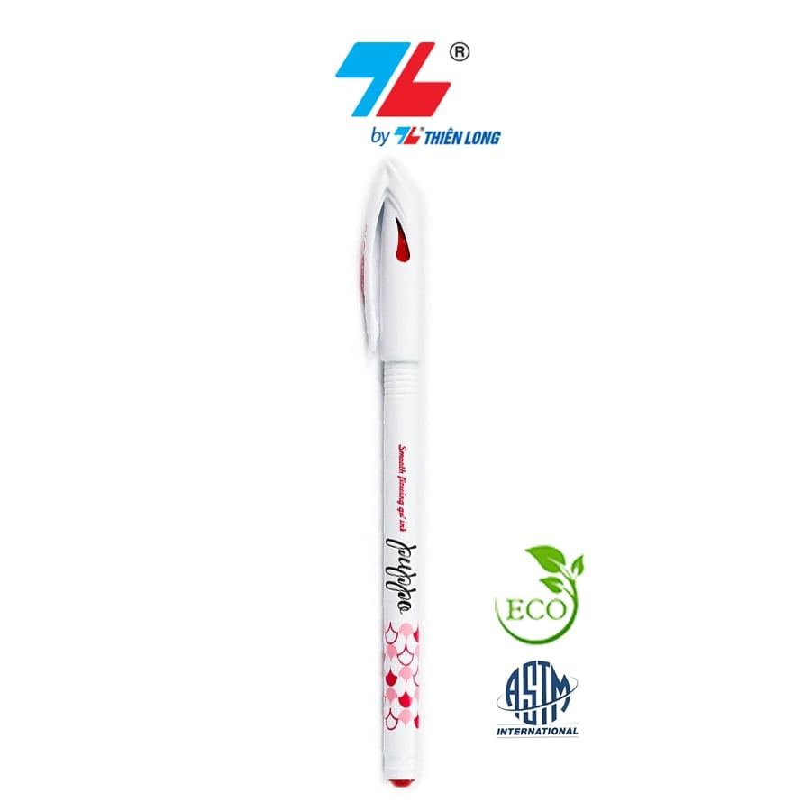 Combo 5 Bút Gel Thiên Long GEL-027- 4 màu mực- Xanh/ Đỏ/ Đen/ Tím