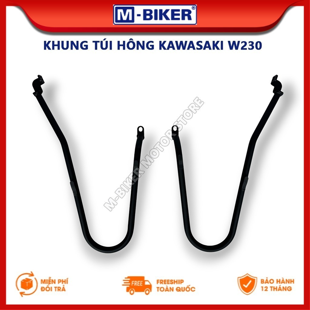 [M-Biker] Khung treo túi W230, Giá đỡ túi hông W230 gắn độc lập không cần baga sau cho W230