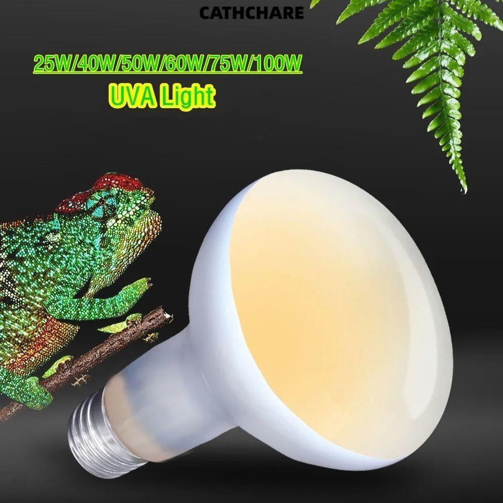 CATCHARE294 Đèn sưởi bò sát, Bóng đèn sưởi bò sát mô phỏng 220V, Bóng đèn nhiệt sưởi ấm thú cưng Bón