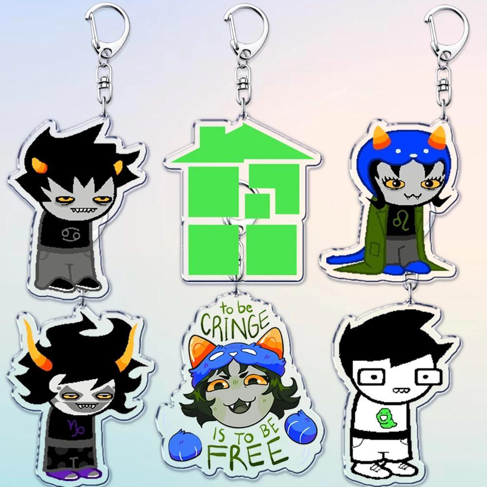 Popular Game Móc khóas for Accessories Jewelry Dave Strider Karkat Vantas John Egbert Rose Lalonde