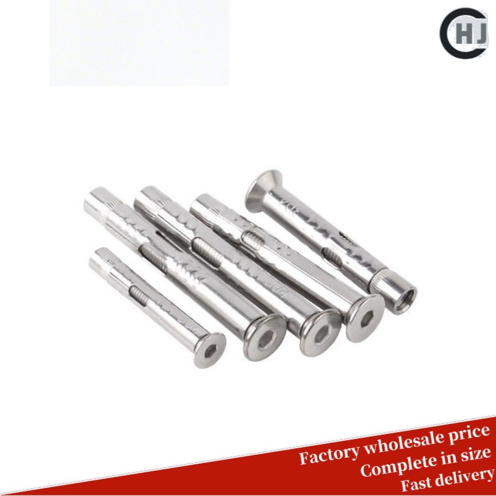 Vít đầu bằng INOX 304 M6X40 M6X50 M6X60 M6X70 M6X80 M6X100 M8X50 chống gỉ cho sửa chữa lắp ráp 10/6/