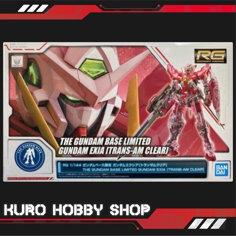 [CÓ SẴN] P-Bandai-RG 1/144 Gundam Exia - Trans-Am Clear Ver. - Mô Hình Lắp Ráp Bandai