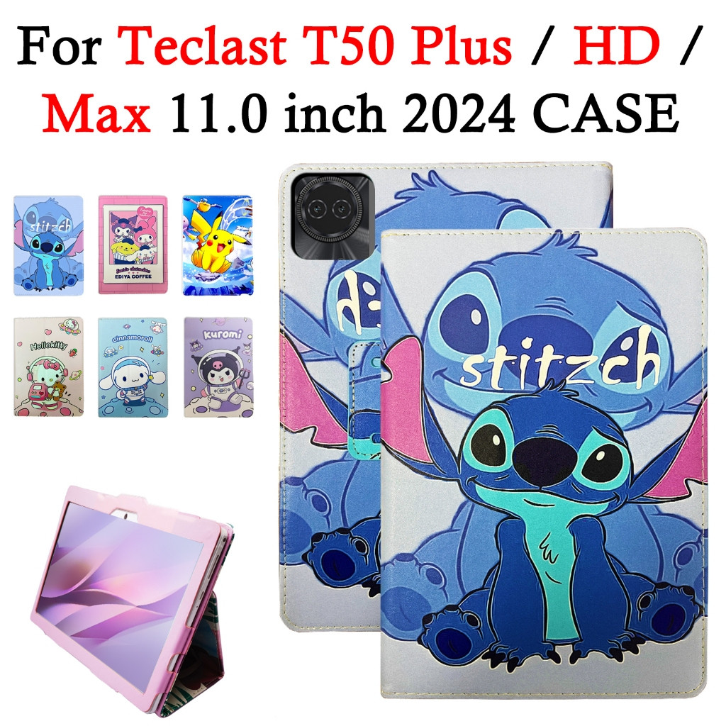 Singee Cho Teclast T50 Plus FHD 11 '' 2024 Thời Trang Hoạt Hình Dễ Thương Bao Da T50HD T50 Max Vỏ Ch