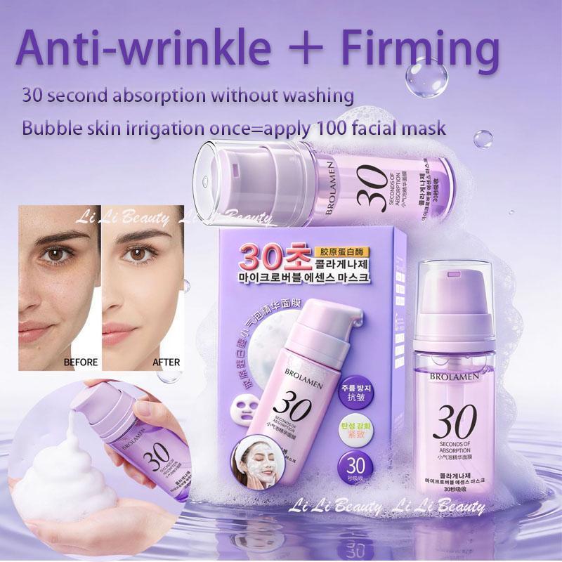 Mặt nạ bong bóng da mặt Không dính dưỡng ẩm làm mới 100ml Mặt nạ bong bóng làm sạch sâu cho du lịch 