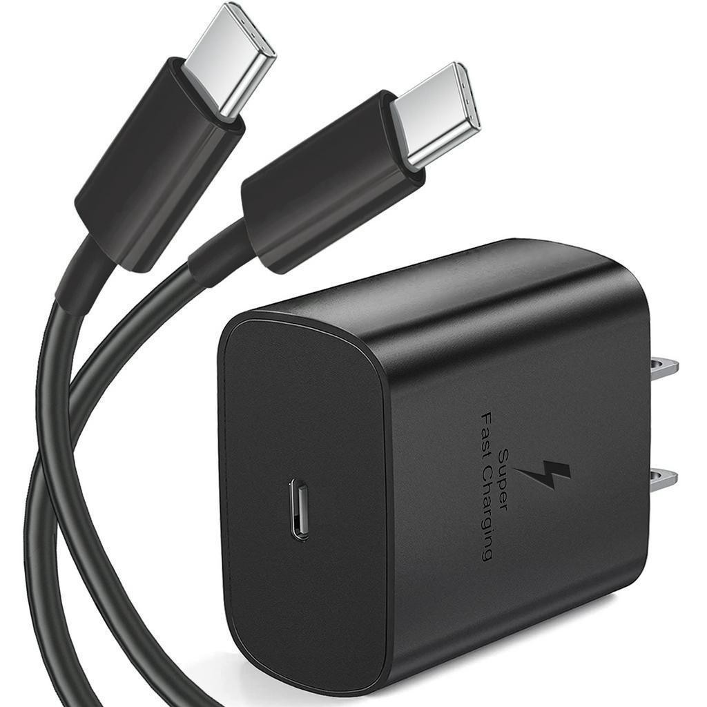 Bộ sạc USB C siêu nhanh cho S23 Ultra / S23 + S22 Ultra / S22 + Note20 / S20, Galaxy TabS7/ S8 + C-C