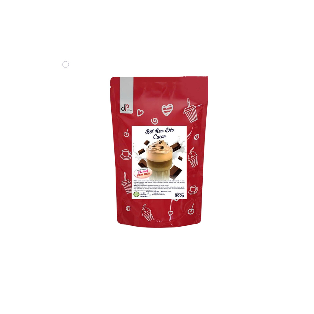 Bột kem dẻo cacao DP Food 500g