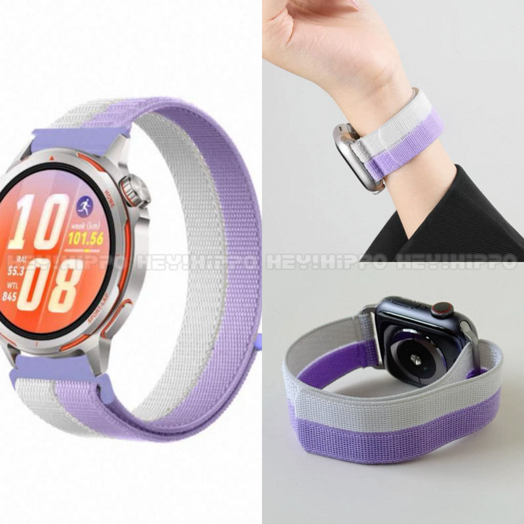 Dây đeo nylon thoáng khí thích hợp cho Huawei GT6 Dây đeo chặn màu 41mm / 46mm phù hợp cho Huawei Wa