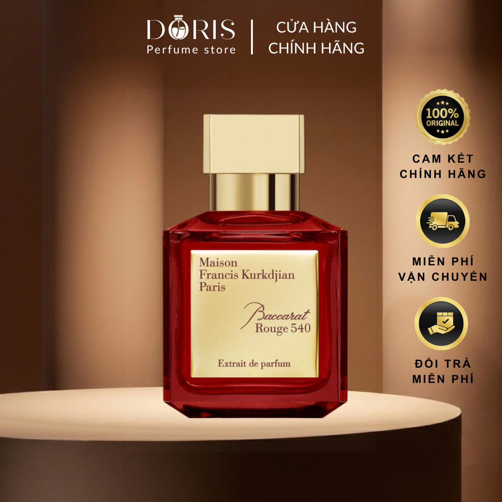 [Chính hãng] Nước hoa unisex 70ml 𝗠𝗙𝗞 𝗕𝗮𝗰𝗰𝗮𝗿𝗮𝘁 𝗥𝗼𝘂𝗴𝗲 𝟱𝟰𝟬 𝗘𝘅𝘁𝗿𝗮𝗶𝘁 𝗗𝗲 𝗣𝗮𝗿𝗳𝘂𝗺 thơm lâu