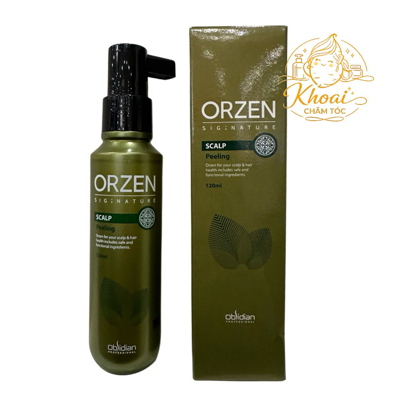 Tẩy tế bào da đầu chết scalp peeling ORZEN Obsidian Professional 120ml <TXK>